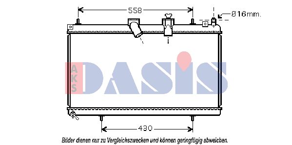 AKS DASIS Radiators, Motora dzesēšanas sistēma 060059N